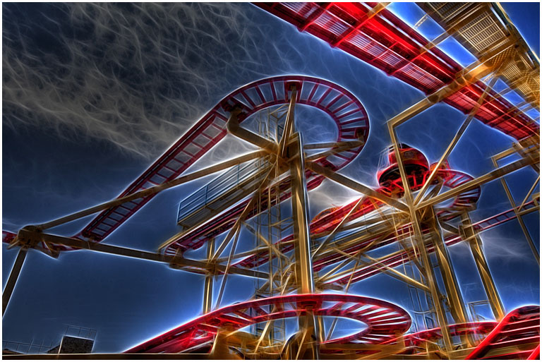 Coney Island Teacup No 6 ORIG HDR PRES FRAC s